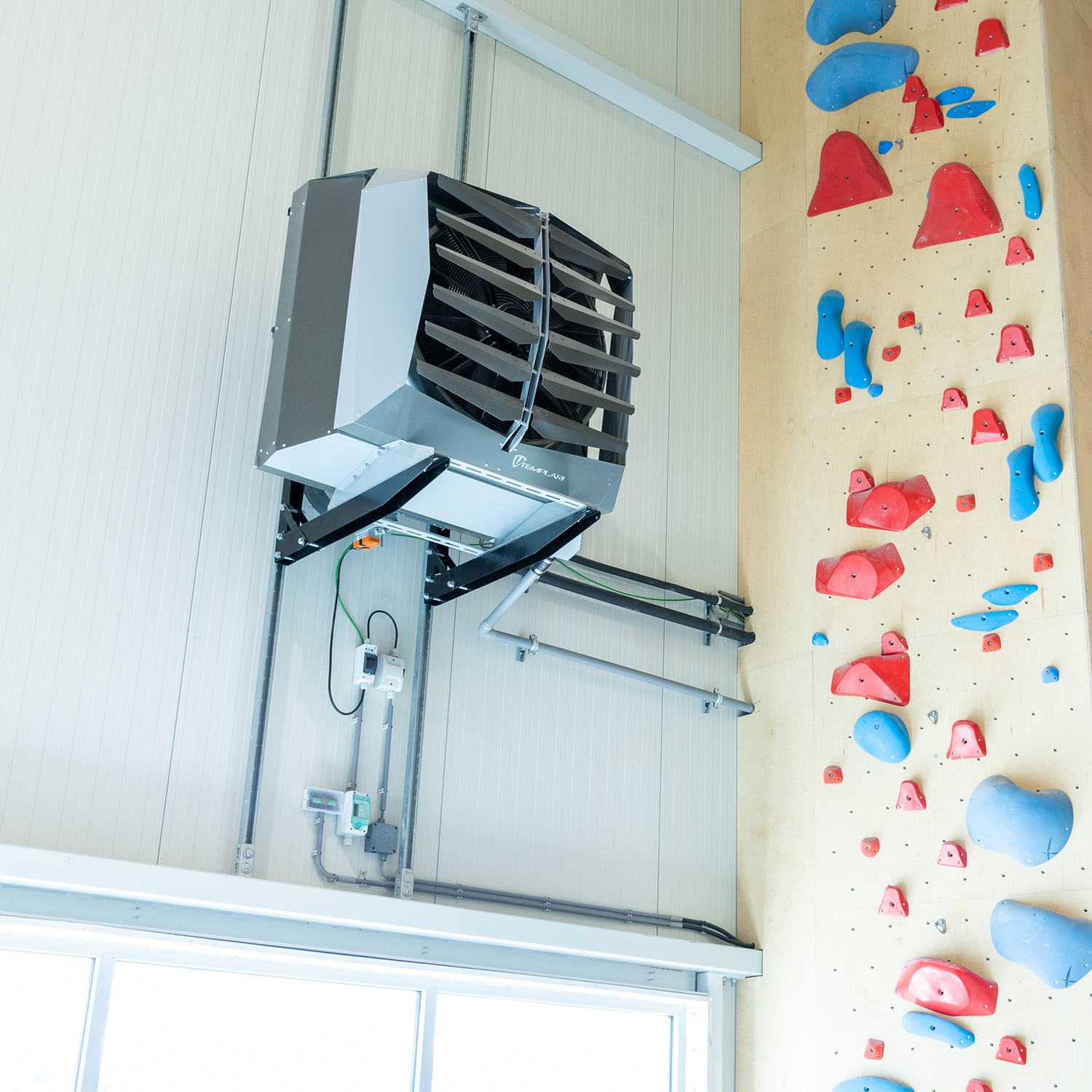Warmtepomp sporthal